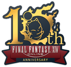 Final Fantasy Fourteen Tenth Anniversary logo
